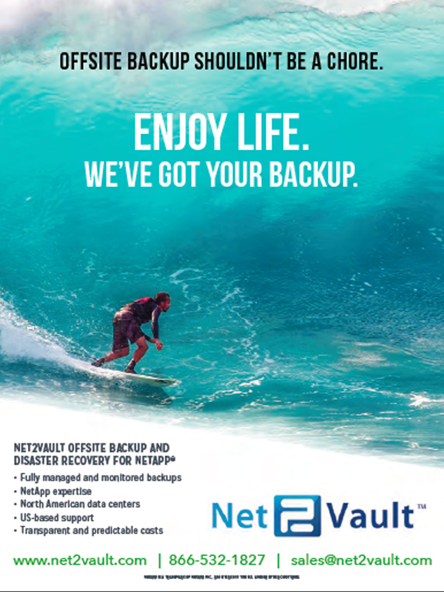 IMAGE OF MAGAZINE AD FOR NET2VAULT