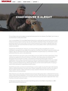 SCREENSHOT OF ARTICLE ABOUT CHAD HOOVER BY Üma KLEPPINGER