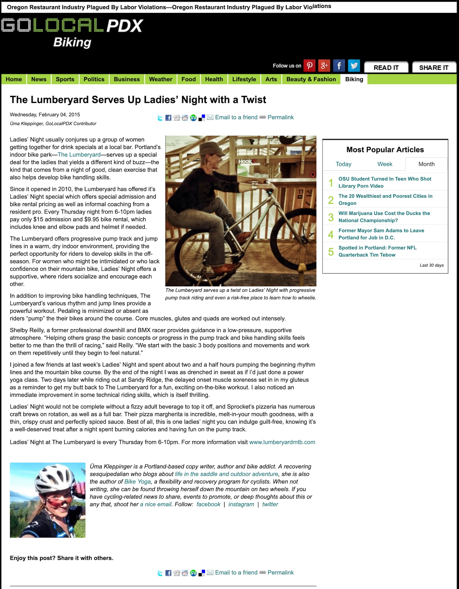 GoLocalPDX The Lumberyard Serves Up Ladies’ Night with a Twist